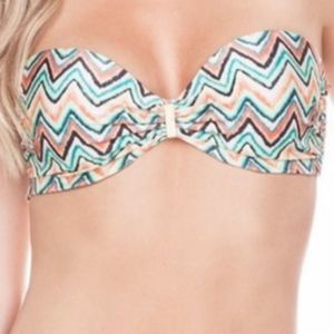NWT A. Che Bandeau Bikini Top Size Med